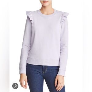 Rebecca Minkoff Sammy Ruffled Shoulder Sweatshirt
